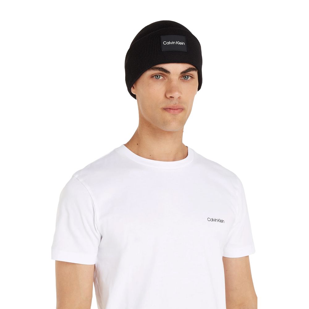 Calvin Klein Black Organic Cotton Hats & Cap