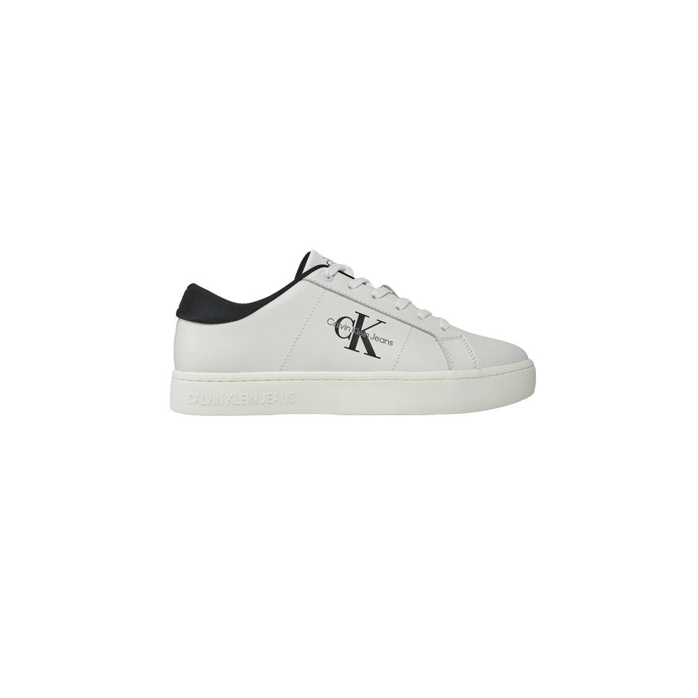 Calvin Klein Jeans Black And White Leather Sneaker