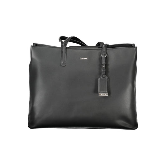 Calvin Klein Black Polyester Handbag