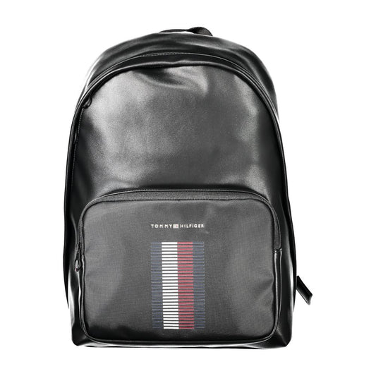 Tommy Hilfiger Black Polyester Backpack