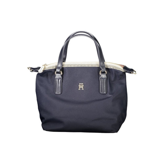 Tommy Hilfiger Blue Polyester Handbag