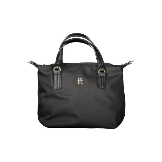 Tommy Hilfiger Black Polyester Handbag