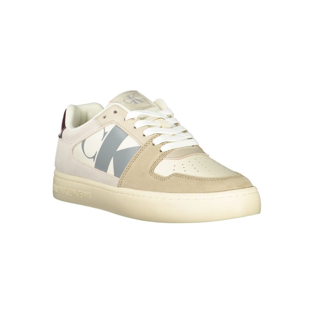 Calvin Klein Beige Polyester Sneaker