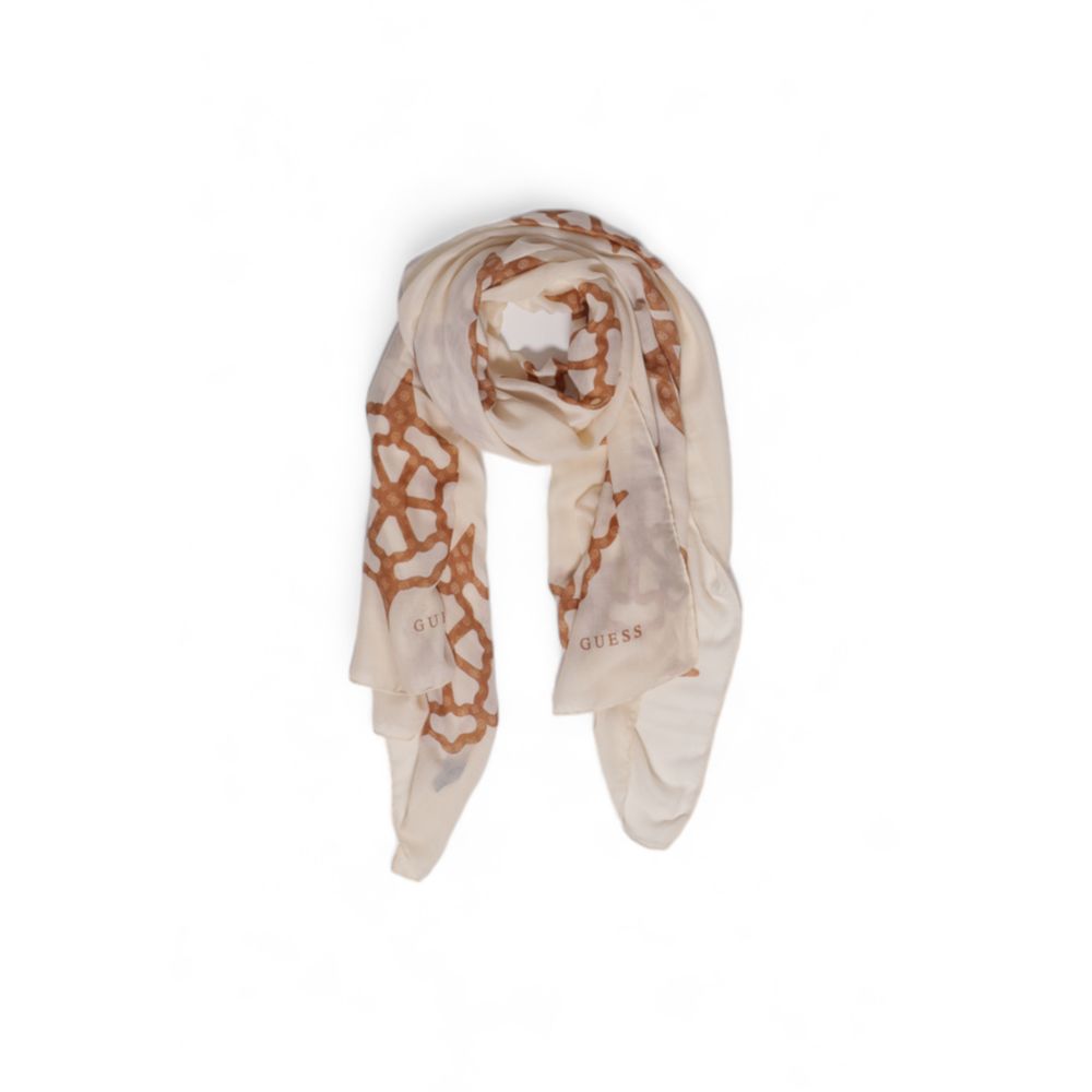 Guess Beige Polyester Scarf