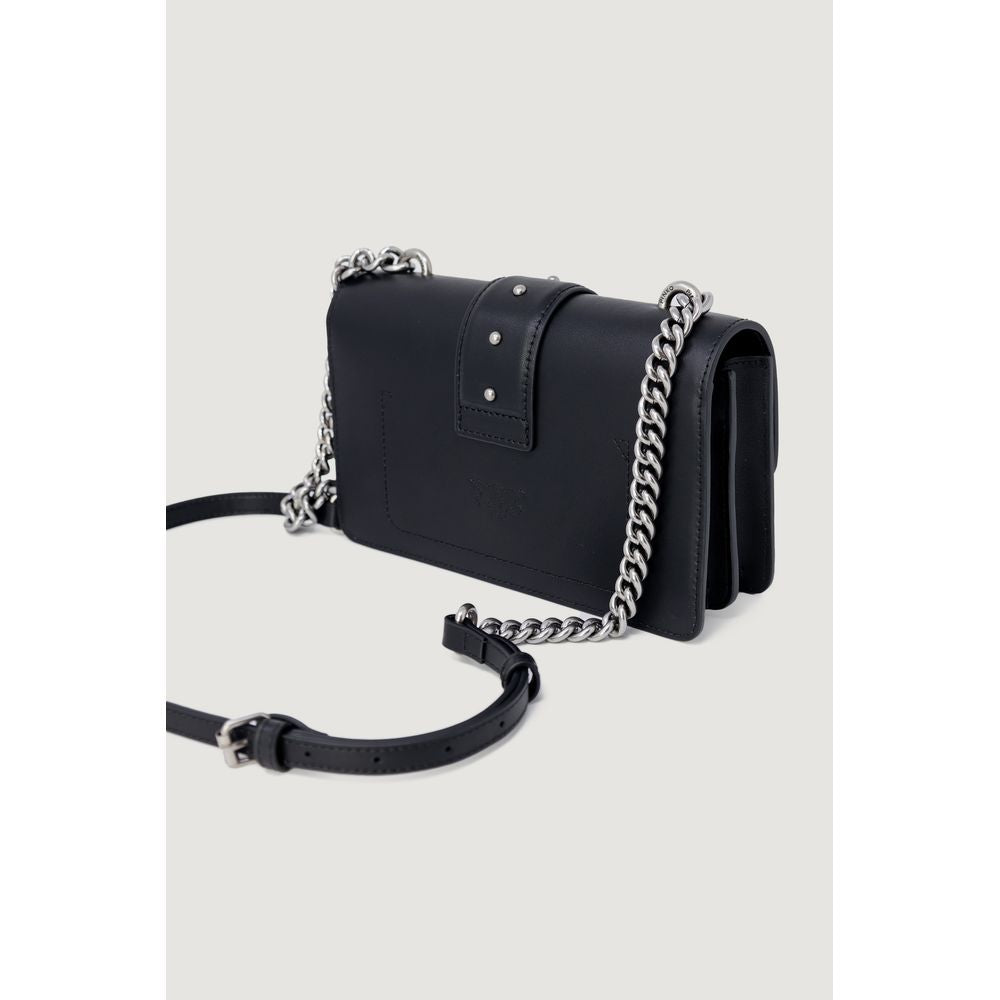 PINKO Black Polyester Handbag