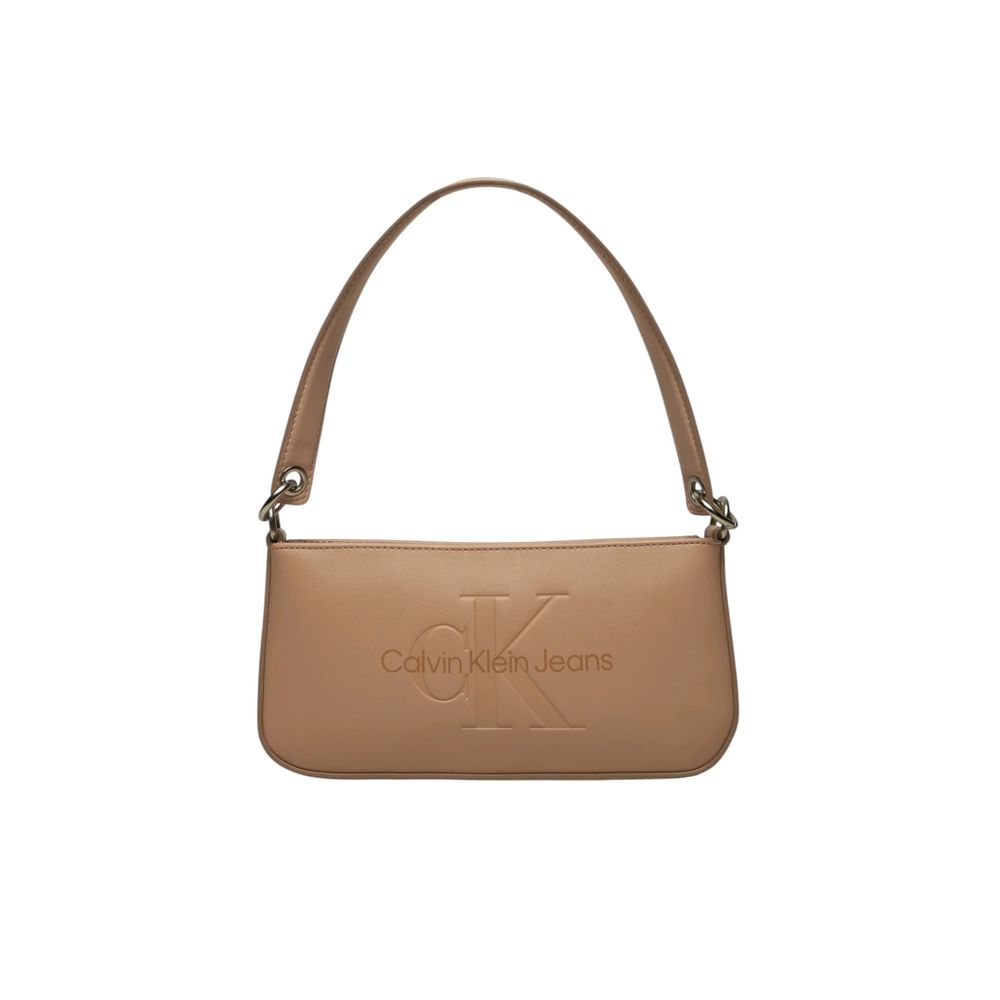 Calvin Klein Jeans Beige Polyethylene Handbag