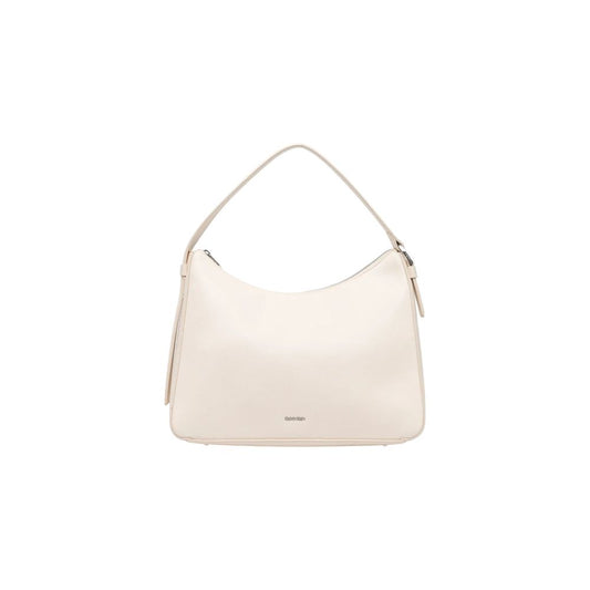 Calvin Klein White Polyethylene Handbag