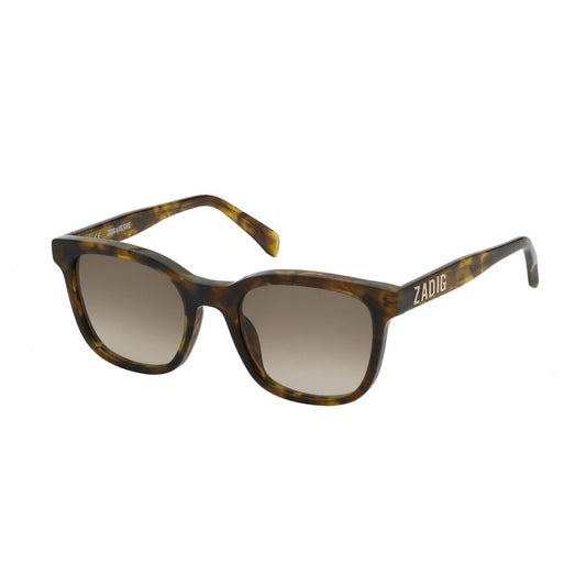 Zadig & Voltaire Brown Acetate Sunglasses