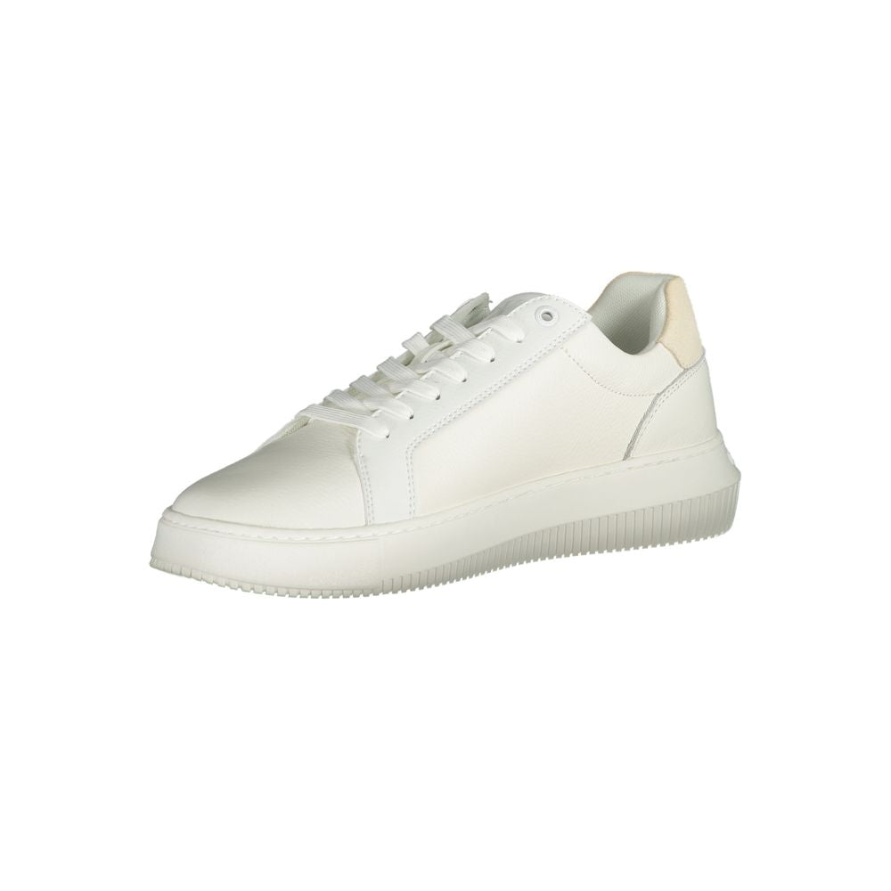 Calvin Klein White Polyester Sneaker