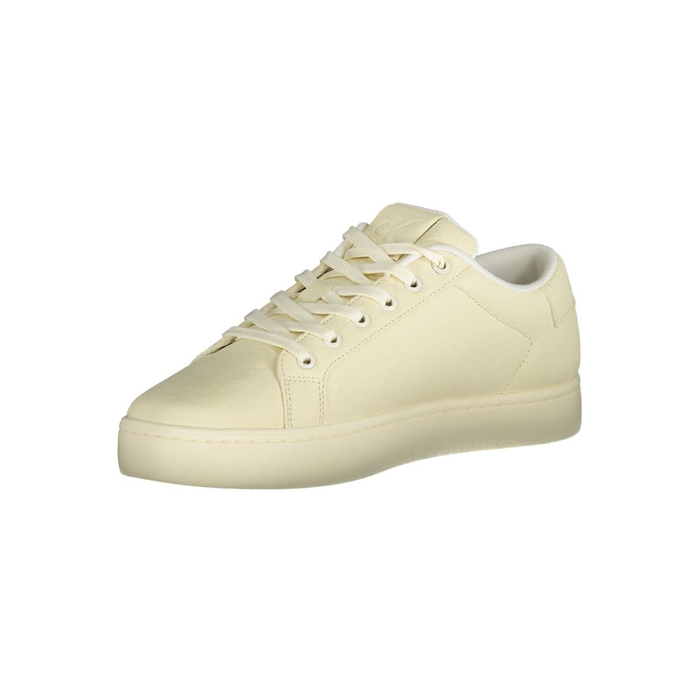 Calvin Klein White Polyester Sneaker