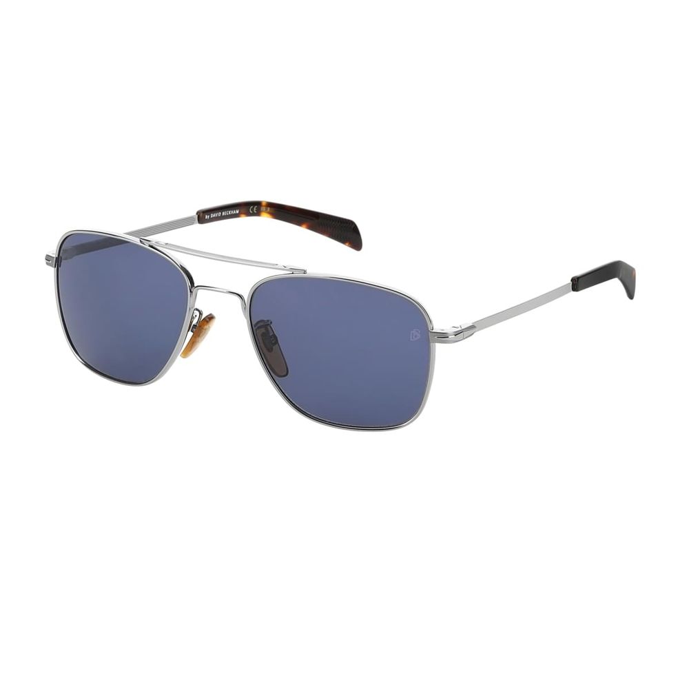 David Beckham Gray Metal Sunglasses