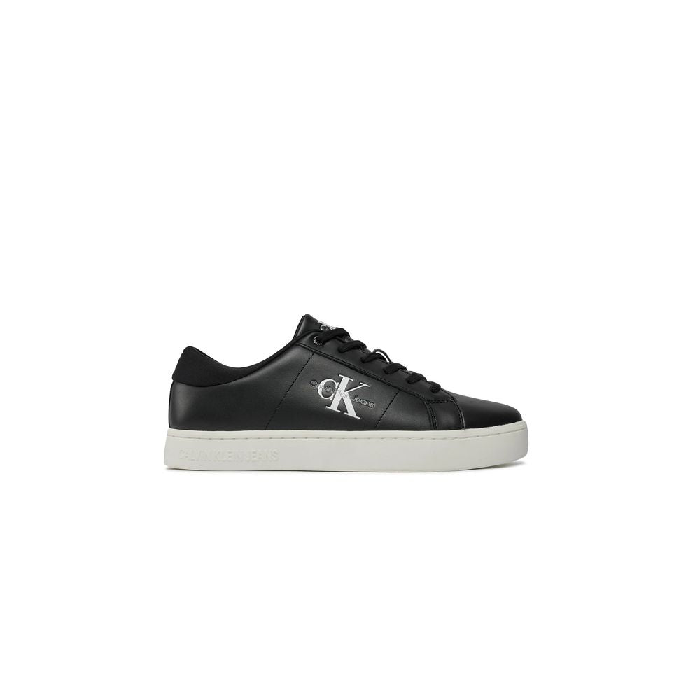 Calvin Klein Jeans Black Leather Sneaker