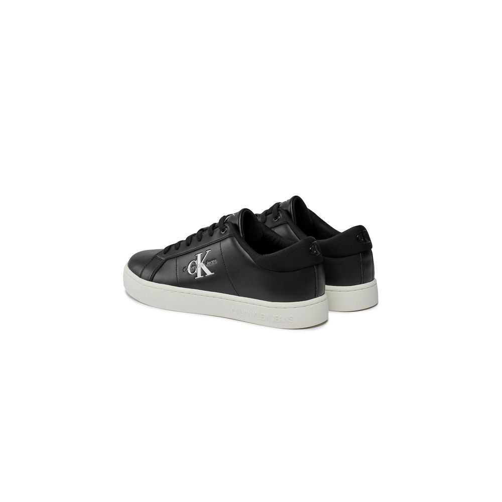 Calvin Klein Jeans Black Leather Sneaker