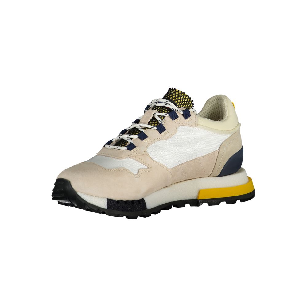 Blauer White Polyester Sneaker