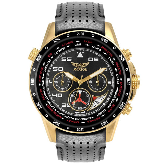 Aviator Gold Men Watch