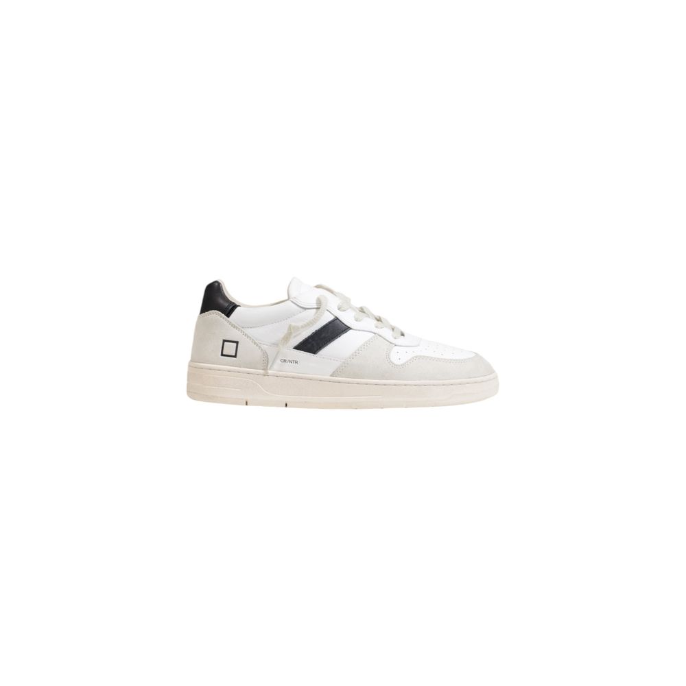 D.A.T.E Black And White Leather Sneaker