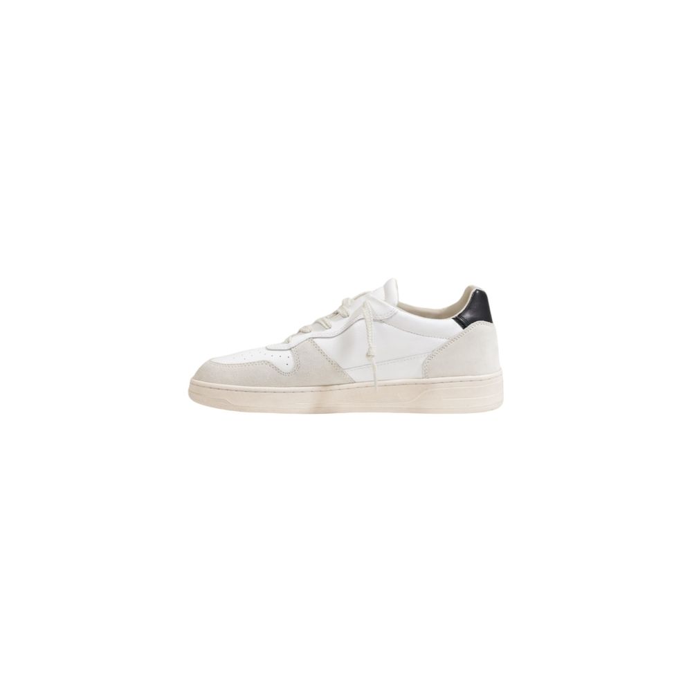 D.A.T.E Black And White Leather Sneaker