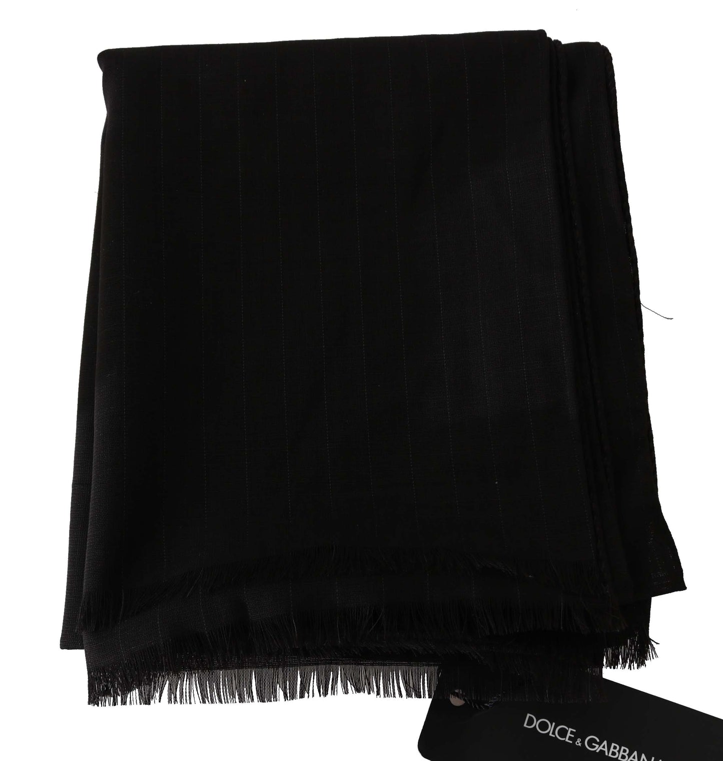 Dolce & Gabbana Elegant Striped Wool Men's Scarf