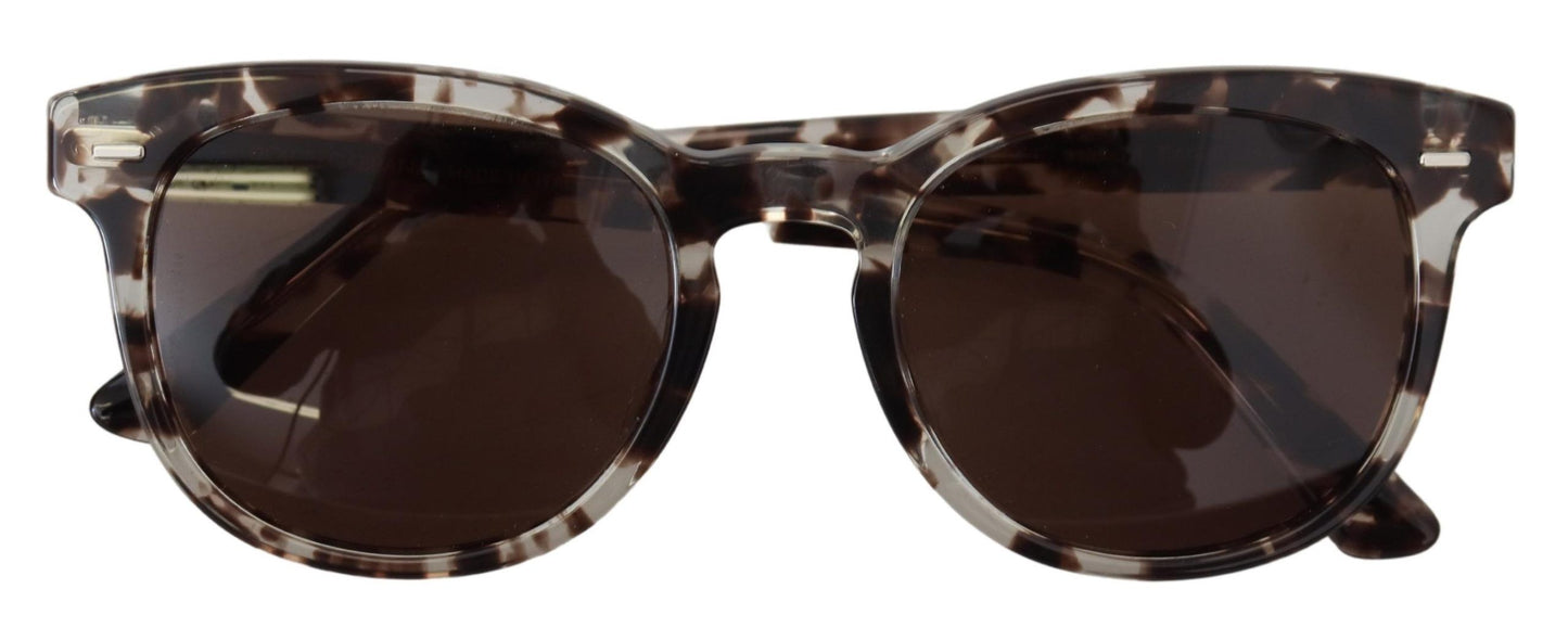 Dolce & Gabbana Chic Havana Brown Acetate Sunglasses