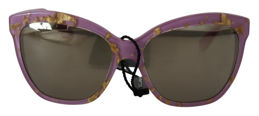 Dolce & Gabbana Elegant Violet Acetate Sunglasses