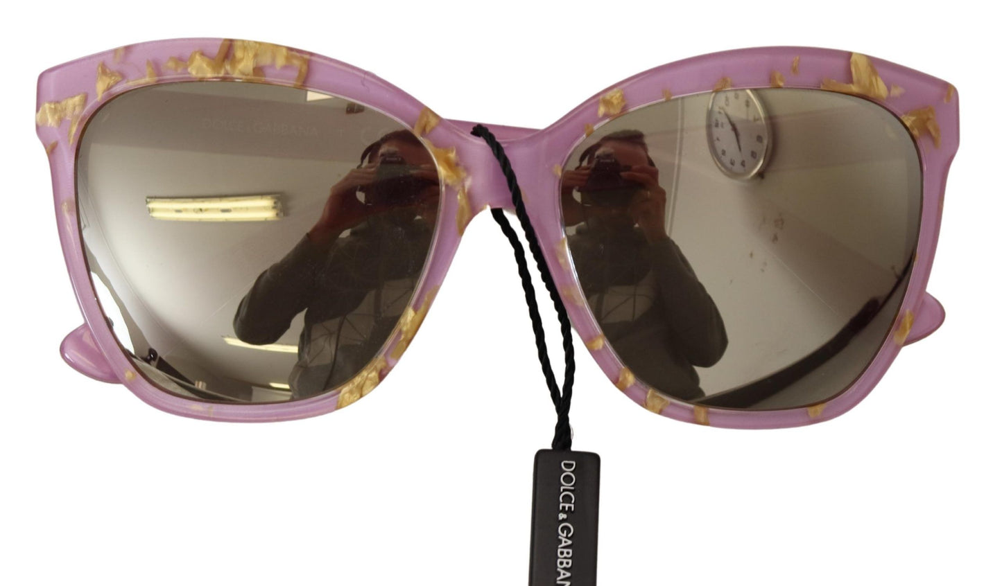 Dolce & Gabbana Elegant Violet Acetate Sunglasses