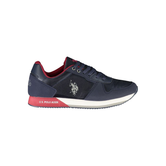 U.S. POLO ASSN. Blue Polyester Men Sneaker